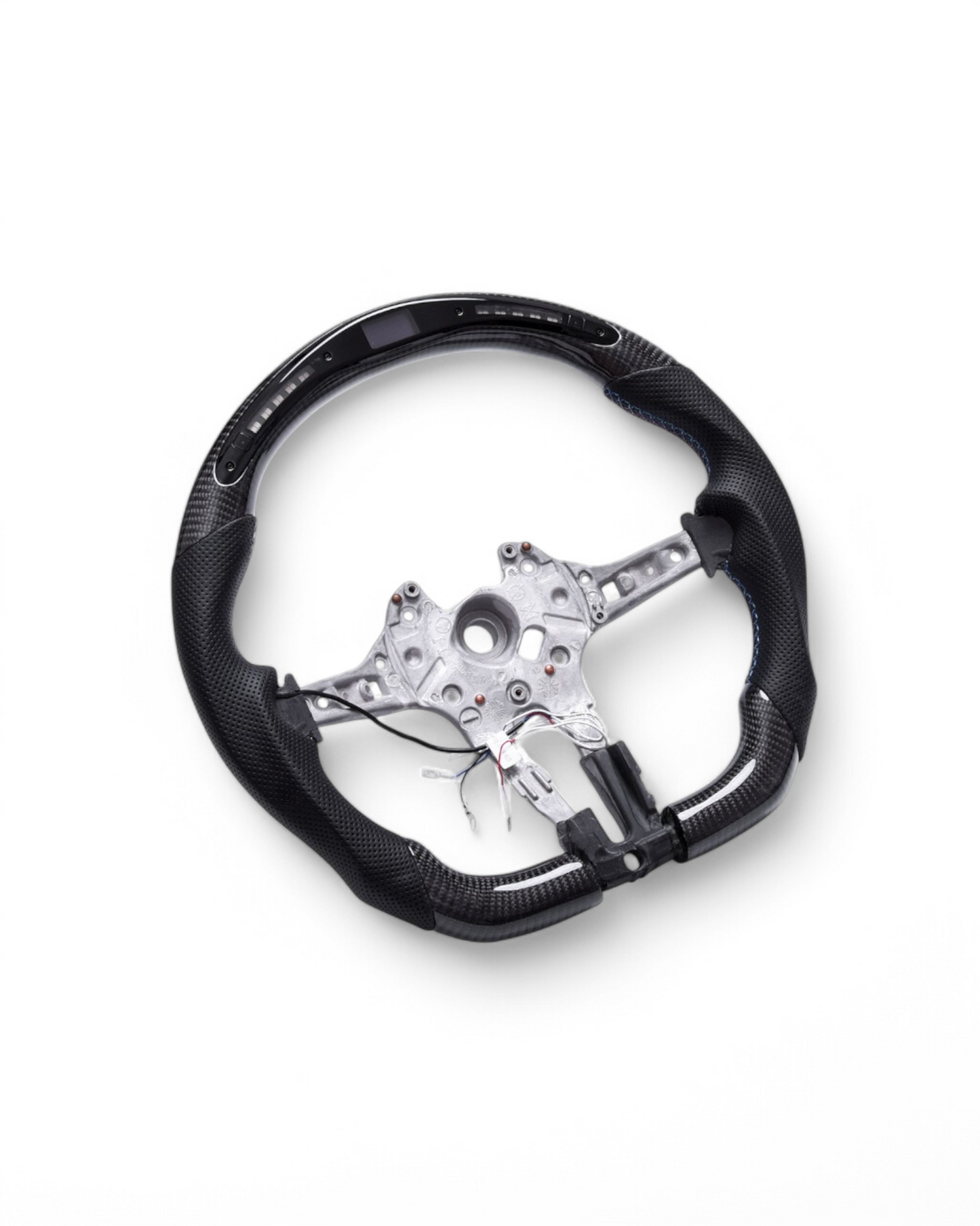 Custom Carbon Fiber Steering Wheel w/ LED – BMW F10 (2011-2017)