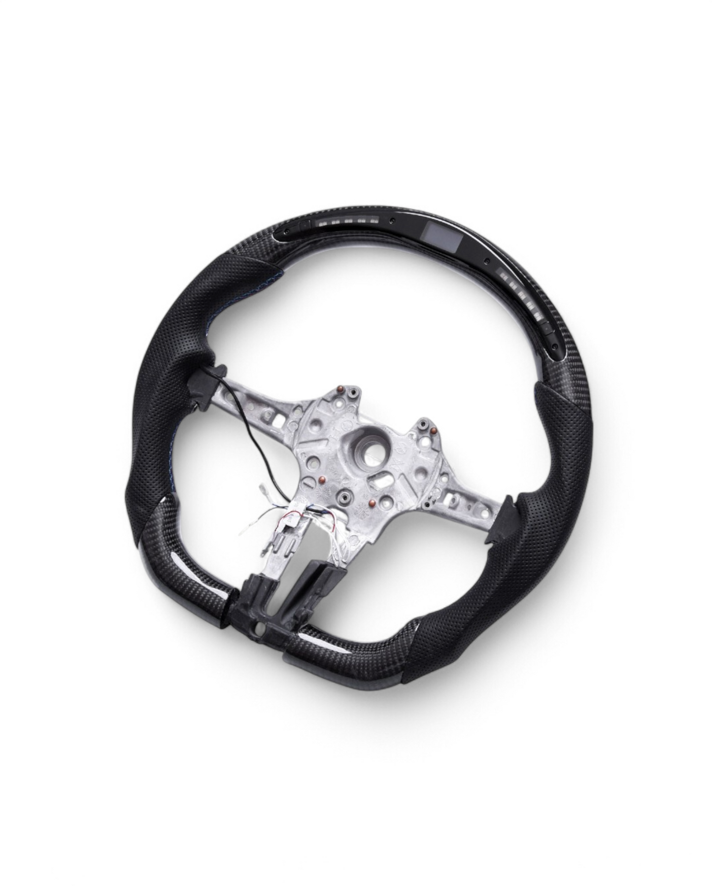 Custom Carbon Fiber Steering Wheel w/ LED – BMW F10 (2011-2017)