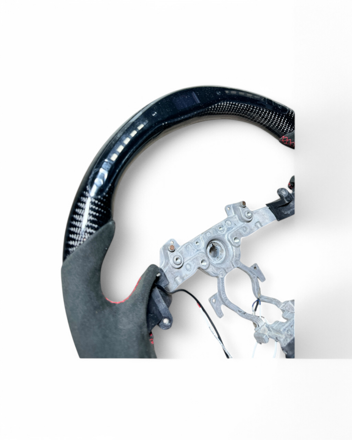 Custom Carbon Fiber & Alcantara Steering Wheel w/ LED For Infiniti G37 (2008–2013)