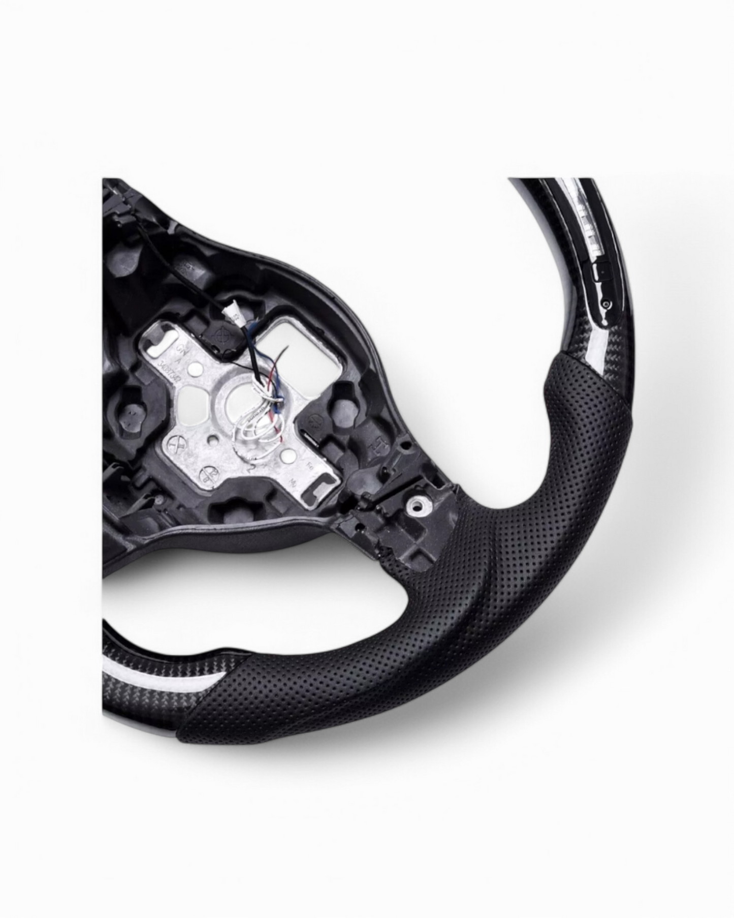 Custom Carbon Fiber Steering Wheel w/ LED for Volkswagen MK6 GTI (2010–2014)