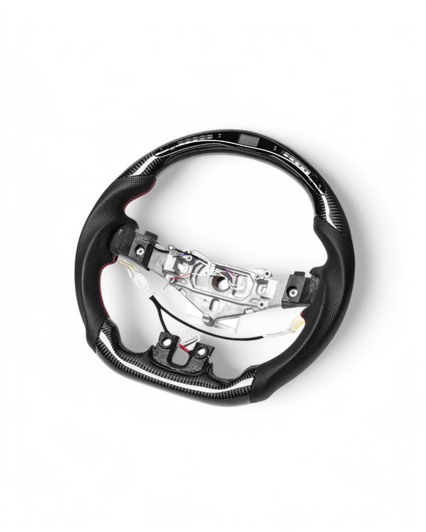 Custom Carbon Fiber Steering Wheel w/ LED For Dodge Challenger (2011–2014)