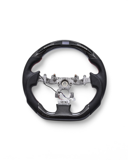 Custom Carbon Fiber Steering Wheel w/ LED For Nissan GT-R R35 (2009–2016)