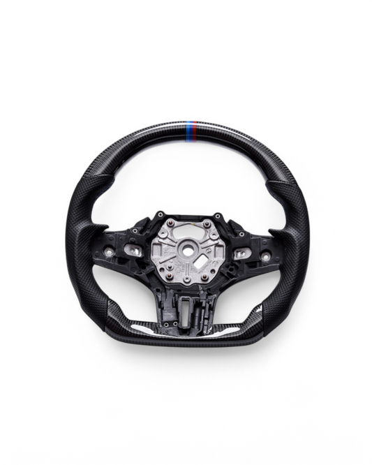 Custom Carbon Fiber Steering Wheel For BMW G20 G80 G82 M3 M4 (2018-2025)