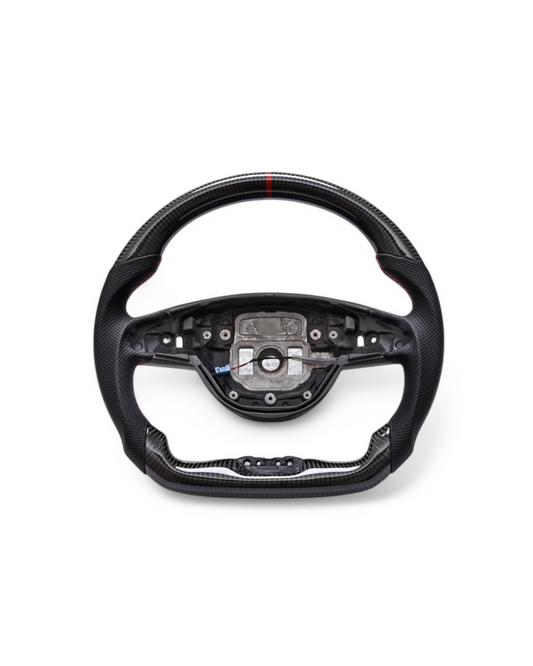 Custom Carbon Fiber Steering Wheel for Mercedes W205 C-Class (2015–2018) & W213 E-Class (2016–2018)