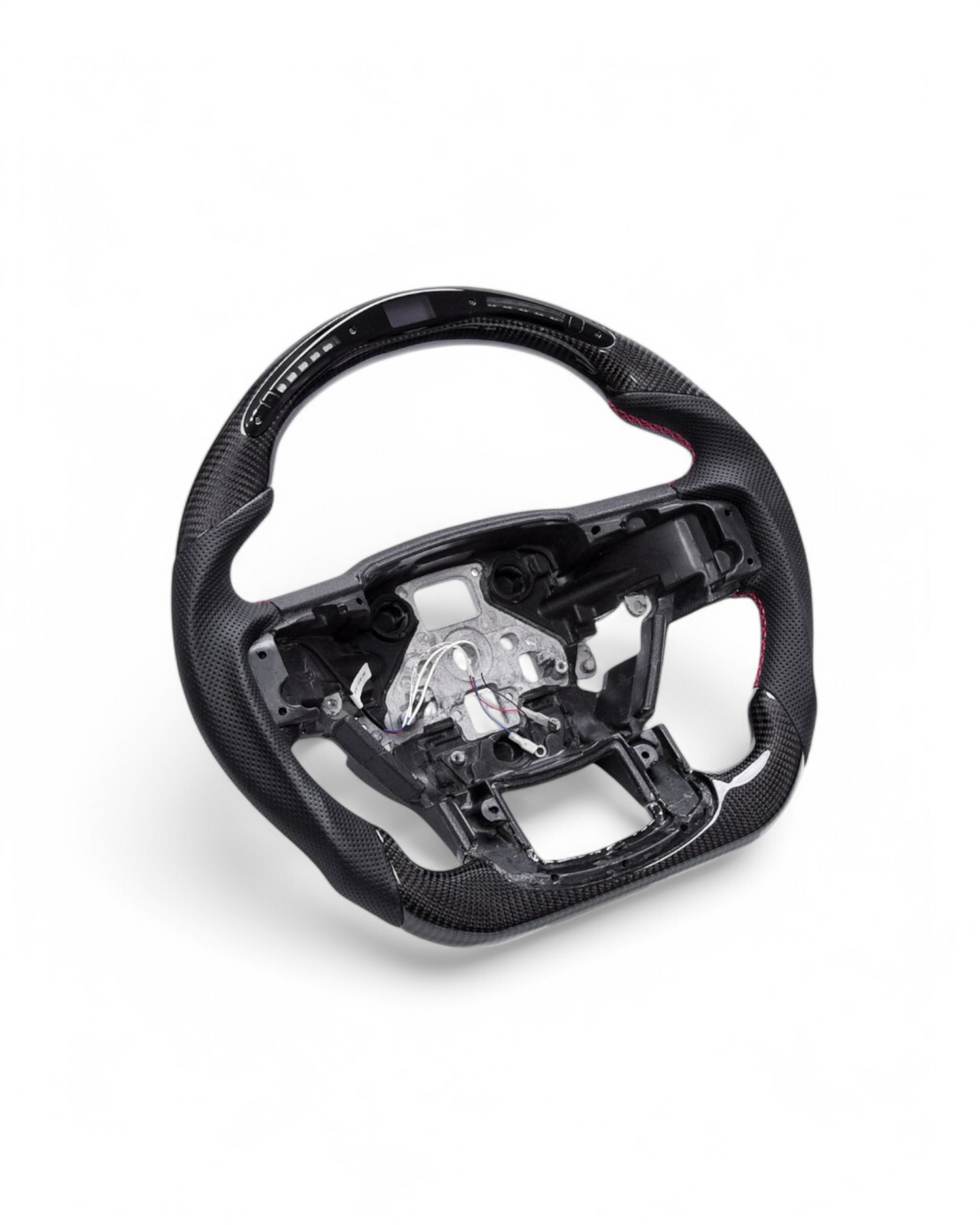 Custom Carbon Fiber Steering Wheel w/ LED For Ford F-150 (2015–2020)