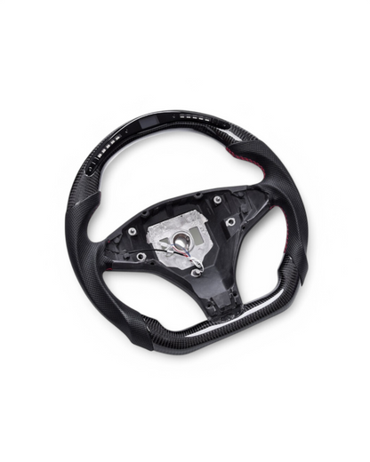 Custom Carbon Fiber Steering Wheel w/ LED for Tesla Model S (2012–2020) & Model X (2015–2020)