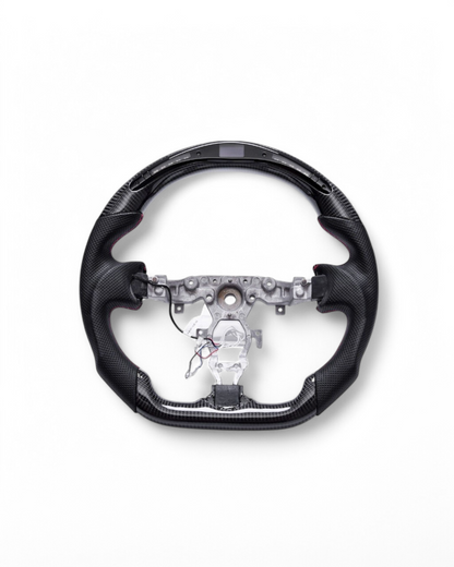 Custom Carbon Fiber Steering Wheel w/ LED For Nissan 370Z (2009-2020)