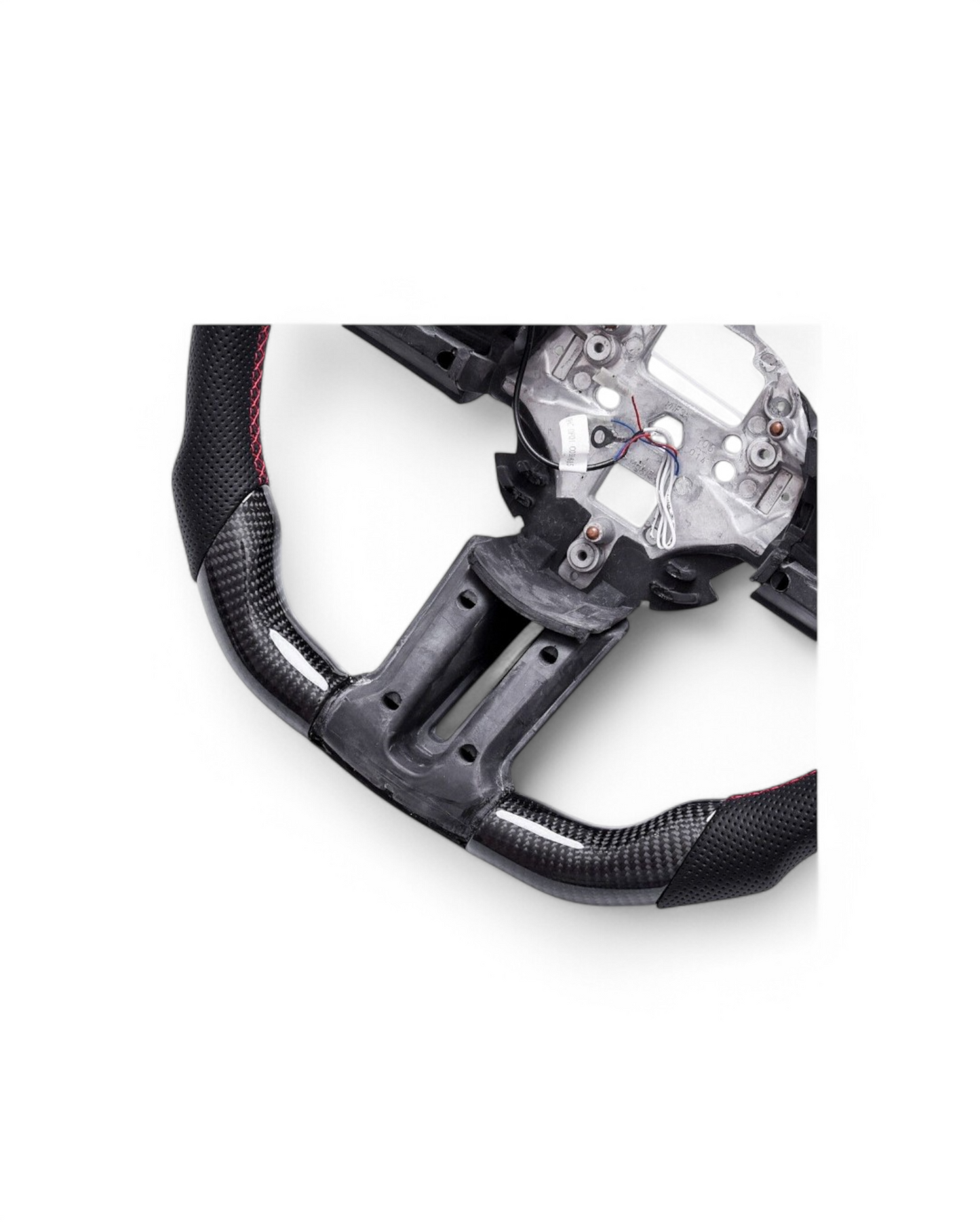 Custom Carbon Fiber Steering Wheel w/ LED for Ford Mustang (2010–2014)