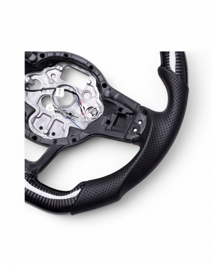 Custom Carbon Fiber Steering Wheel w/ LED for Volkswagen MK7 GTI (2015–2021)