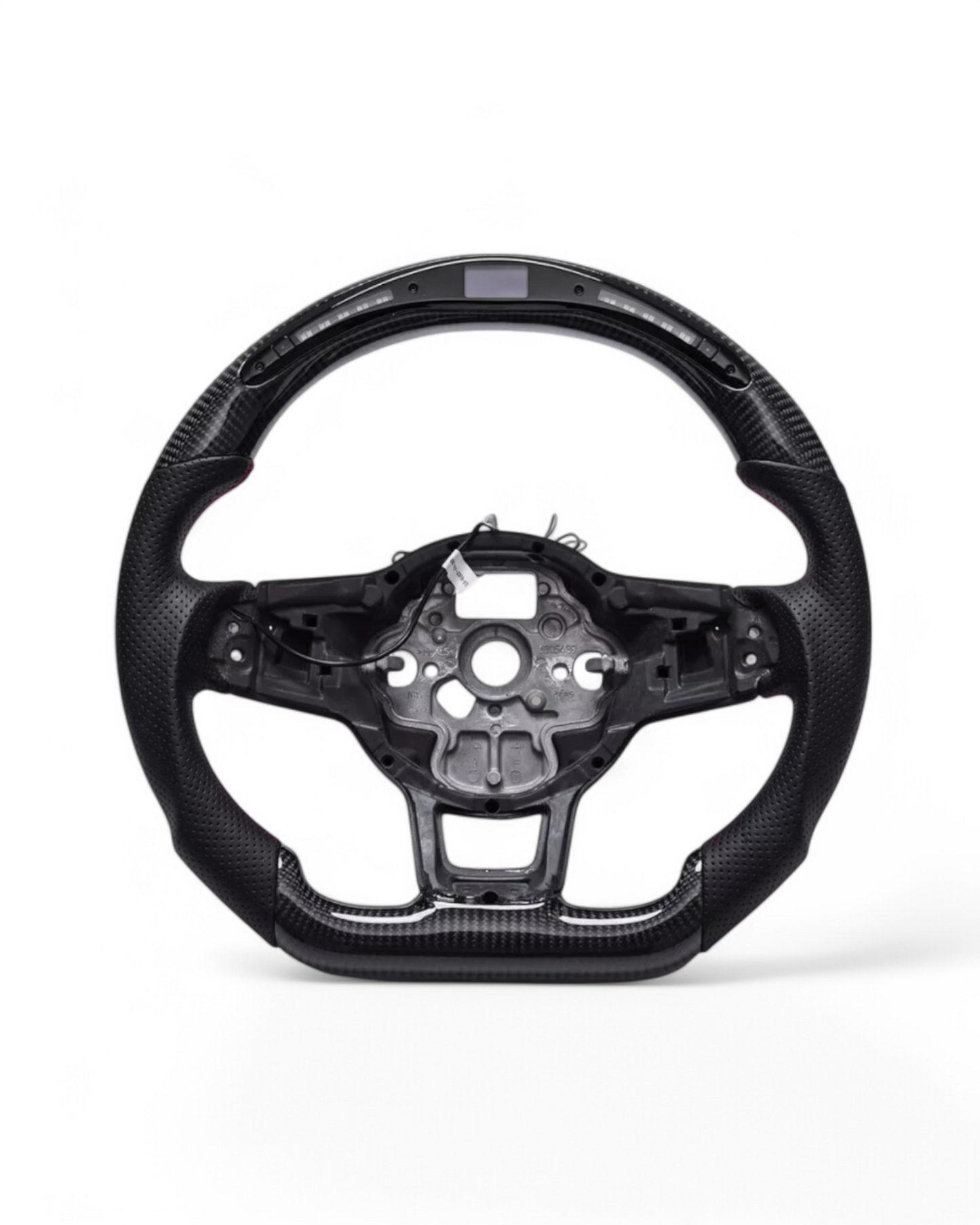 Custom Carbon Fiber Steering Wheel w/ LED for Volkswagen MK7 GTI (2015–2021)